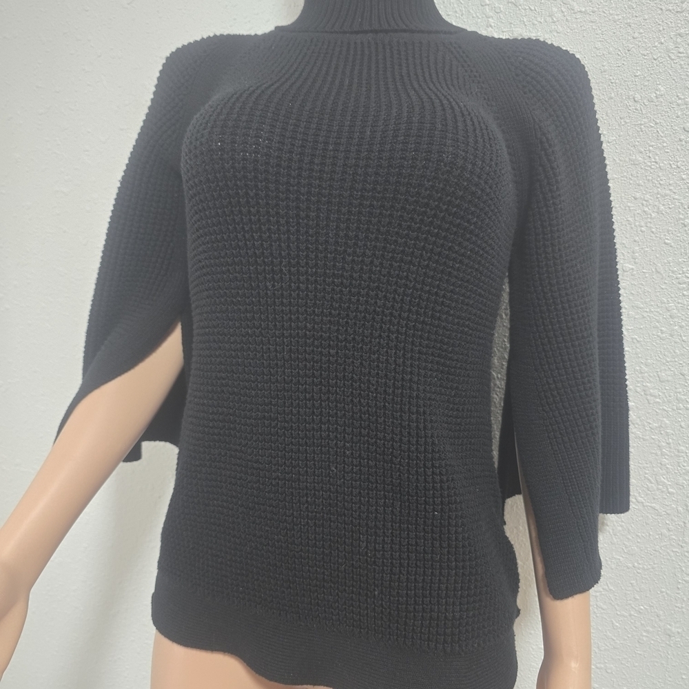 H by Halston Black Cowl Neck Sweater - Picture 8 of 12